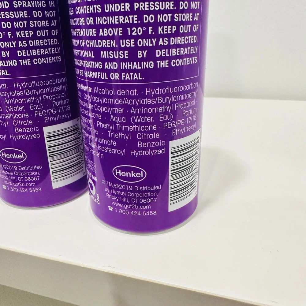 Schwarzkopf got2b High Insta Hold Hairspray 9.1 oz 2 Pack Fast Drying High Hold
